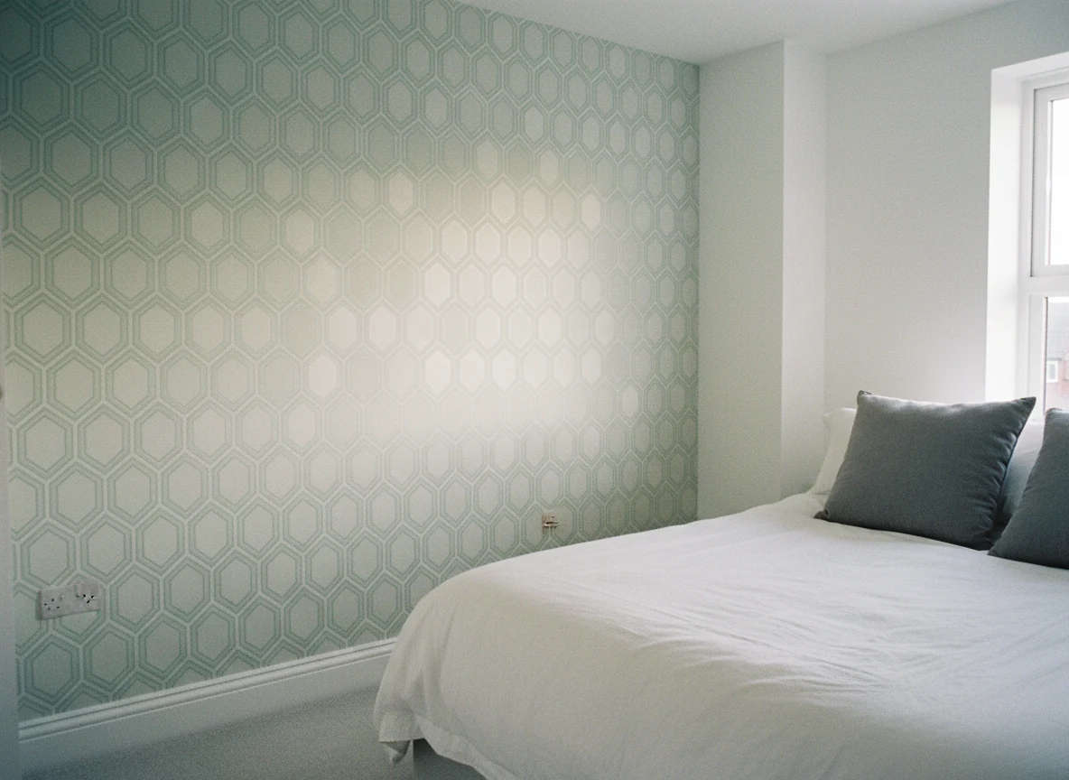 Feature wall wallpapering in Maidenhead by Maidenhead Painters